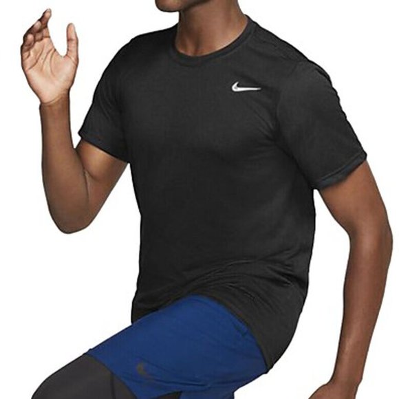 Nike Dri Fit short sleeve training t-shirt (black)- XL - Picture 3 of 13